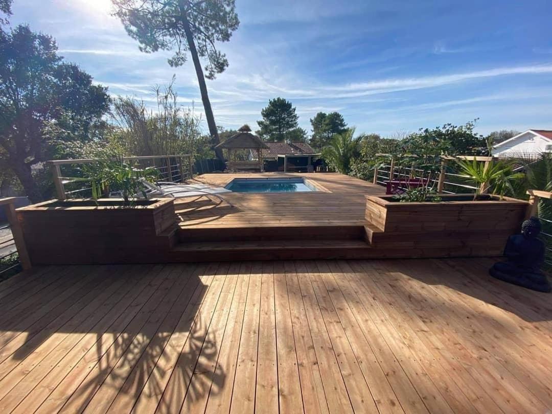 Villa Ohana Pour 8 Personnes Avec Piscine Et Cuisine D'Ete. Wifi Gratuit Capbreton Exterior foto