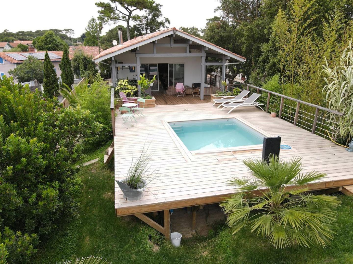 Villa Ohana Pour 8 Personnes Avec Piscine Et Cuisine D'Ete. Wifi Gratuit Capbreton Exterior foto